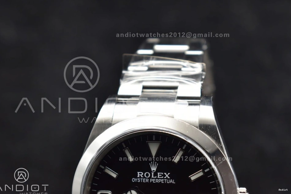 I Best Edition on Clean SS Dial VR3132 Black Bracelet 39mm 214270 Explorer 1:1 1130